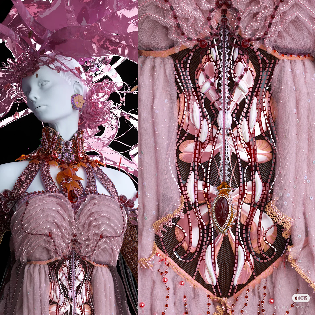 中国国际时装周：数字服装与极光织物展演